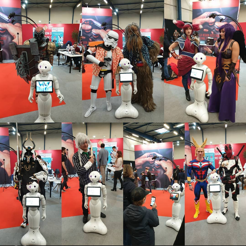 imerir's tweet photo. Toulouse Game Show 2019 @TGSevenements
Jour 2 pour @imerir et ses élèves #apprentis #sudformation sur le stand @Occitanie Encore beaucoup de personnes et de drôles de cosplayers https://t.co/im9gMHx8gu