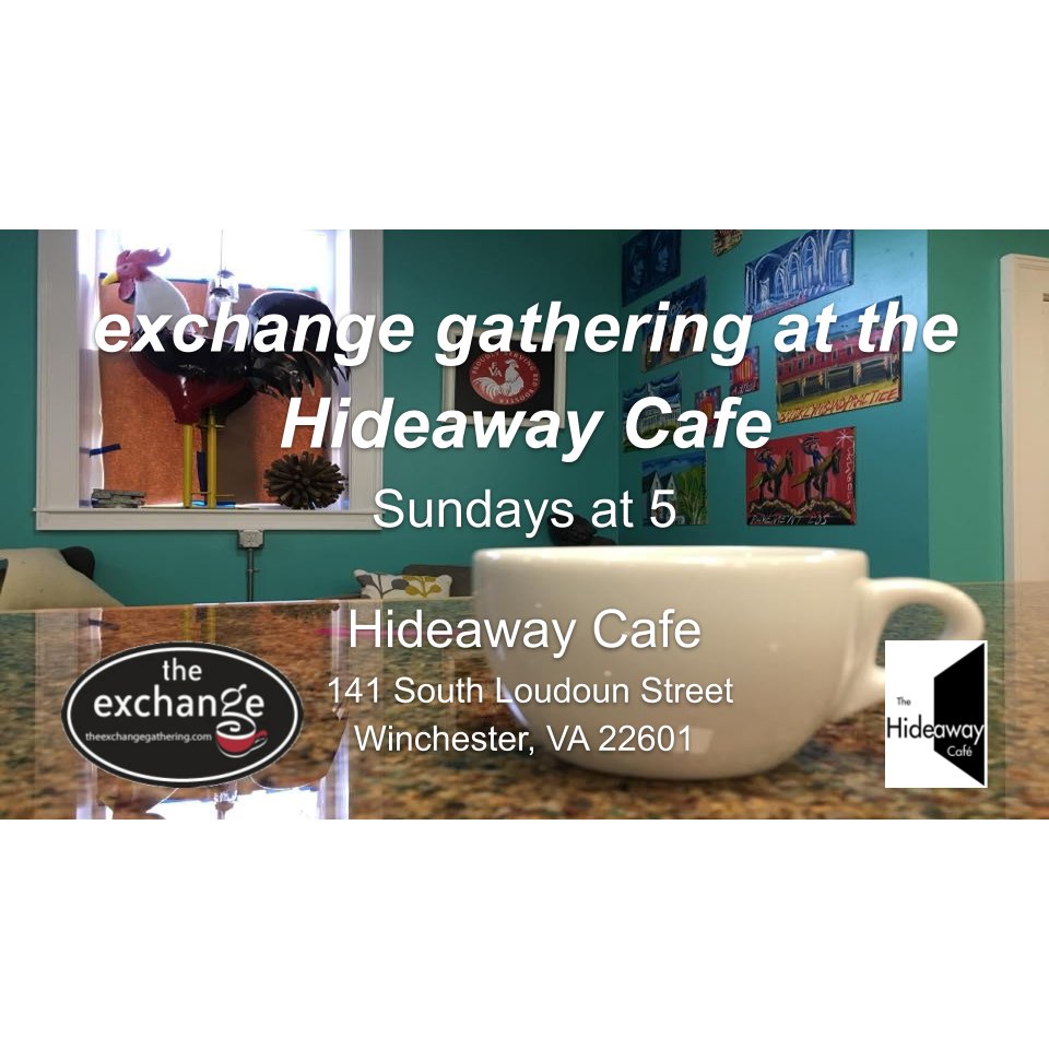 exchangeWinc's tweet photo. Join us for an evening of worship, discussion, communion, and fellowship. Come at 5 for a light meal of sandwiches, sides, and fellowship. Come get recharged for the week ahead.
https://t.co/5bSQiE9W1E https://t.co/DbreDmeWxv