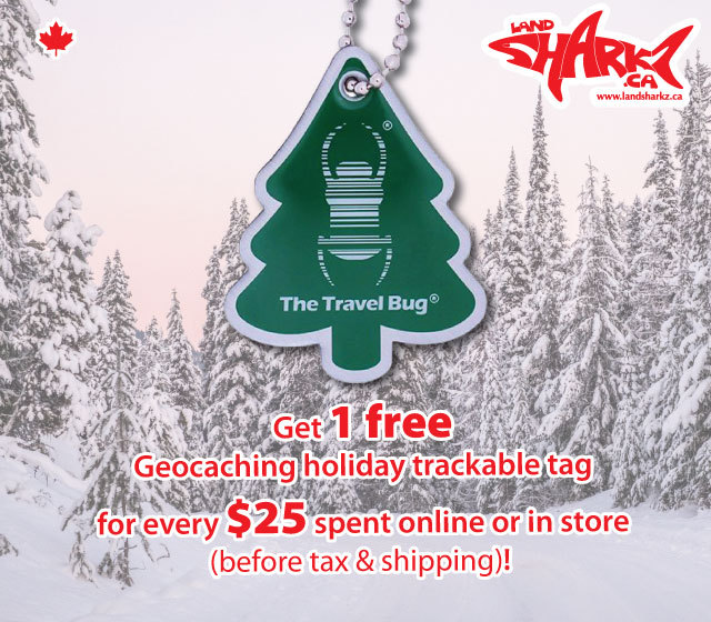 landsharkz's tweet image. Happy December! Get 1 FREE Geocaching Holiday trackable tag for every $25 spent online or in store before tax and shipping. All products on Landsharkz website are eligible. What's on your wish list?! 
.
#geocaching #trackable #landsharkz #giftwithpurchase #shopify #yyjbusiness