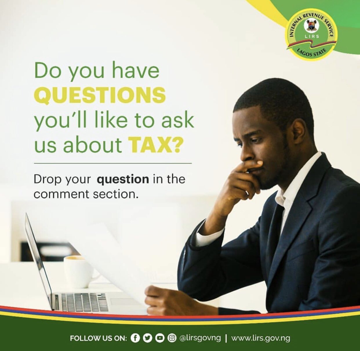 Lagos State Internal Revenue Service (LIRS) on Twitter: Lagos State Internal Revenue Service (LIRS) on Twitter: