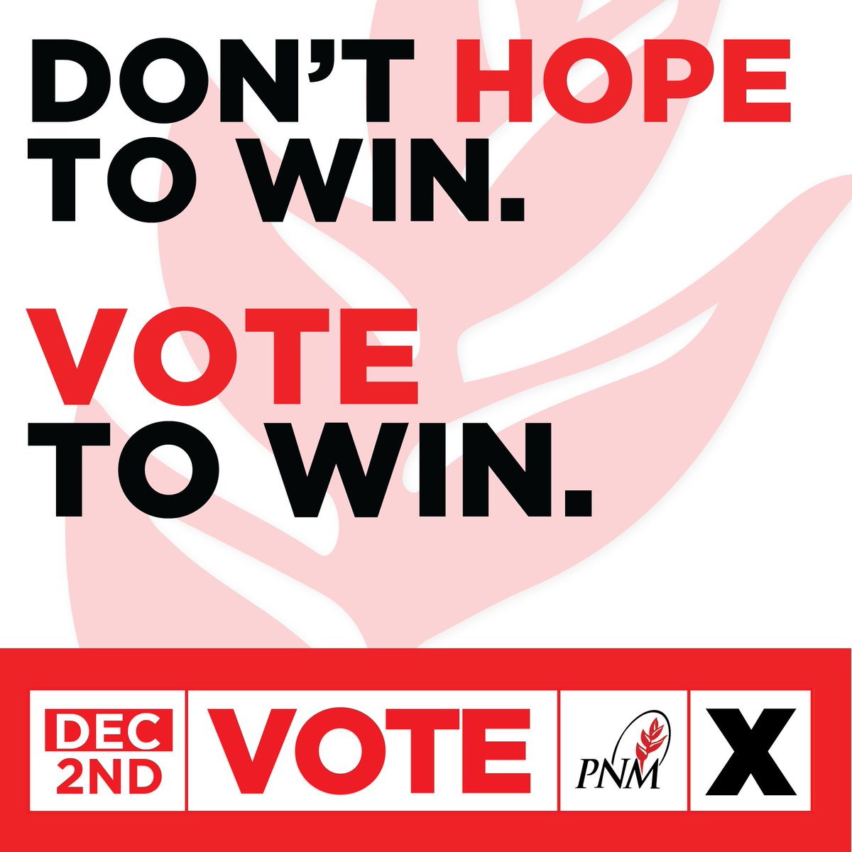 thepnmparty's tweet photo. Only the votes that are cast, count. Make your voice count. Vote!

#ComeOutAndVotePNM #wegettingitdone #votePNMDec2 #wedoingitDec2 #RedishowweRolling https://t.co/Mpikpavg8e