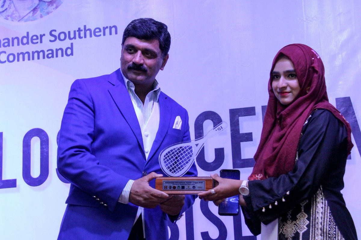 blnSquashLeague's tweet photo. Team #BISL2 would like to wholeheartedly thank Commander Southern Command Lt General Muhammad Waseem Ashraf for presenting special awards to us as a recognition of our tireless efforts to bring about such a huge event in #Balochistan. https://t.co/qyW1lRzuQd