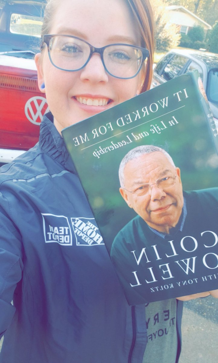 Maranda0808's tweet photo. Had some mail this morning at home! Excited for this read to help me with leadership. Shout out to my mentor @TylerHD0254 for the book and for being an inspiration. #leadership #mentor #homedepot #aspiringasm #colinpowell #books #bookworm https://t.co/czsPszFs5K