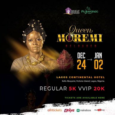 BmShootIt's tweet photo. #QueenMoremiTheMusical is on another course to thrill and entertain everyone this holiday from Dec 24th to Jan 2nd. 
Have you reserved your seats?? I implore you not to miss out on this. Book your tickets here >> https://t.co/udDZ9I6kM5 https://t.co/O4269NnTFb