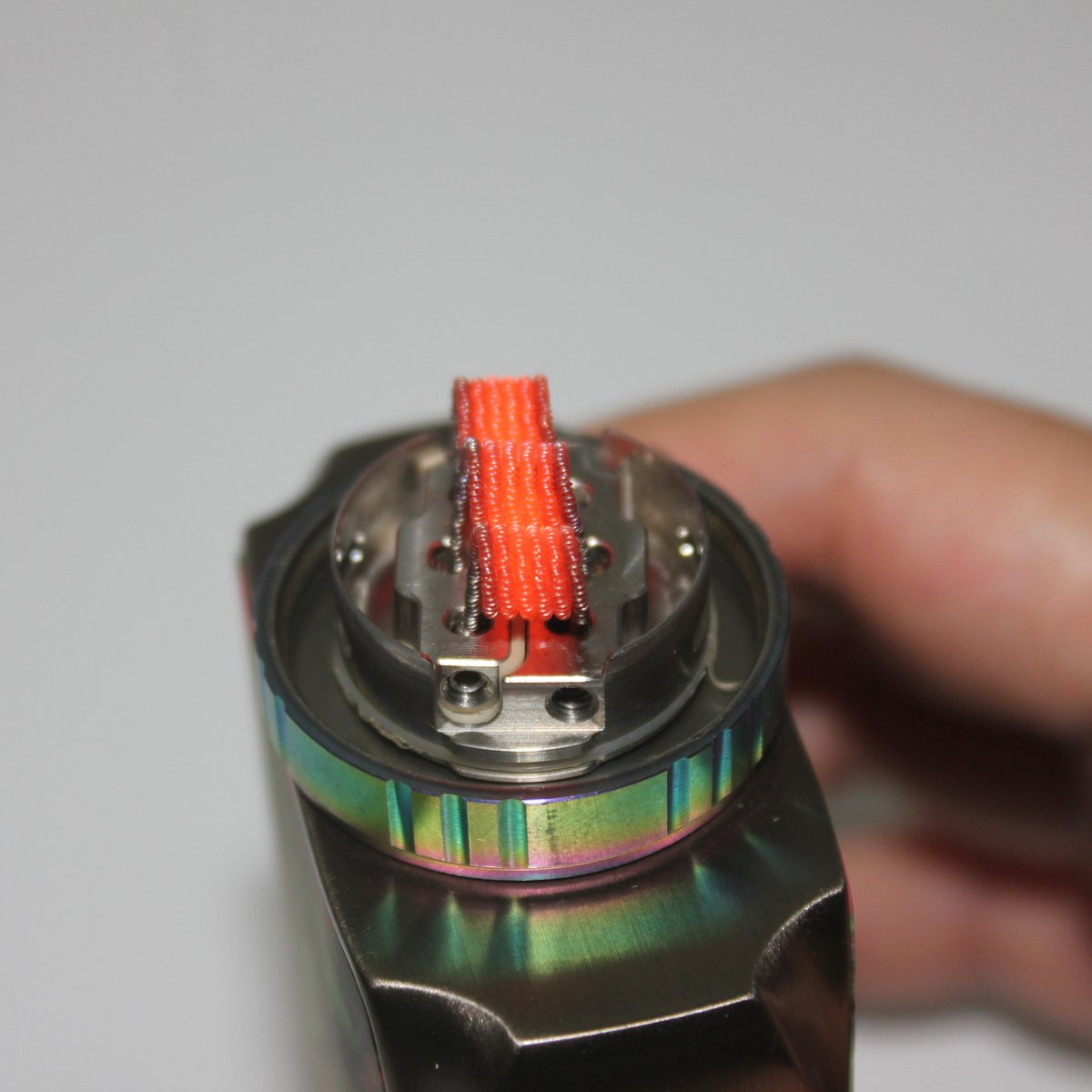 Gtaste5's tweet photo. Do you love this burning red? #Aries30 #rta #gtaste #gtastevape
🔞WARNING: This product is intended to be used with e-liquid products containing nicotine. Nicotine is an addictive chemical. For adult use only. https://t.co/zxZMT5D7Kf