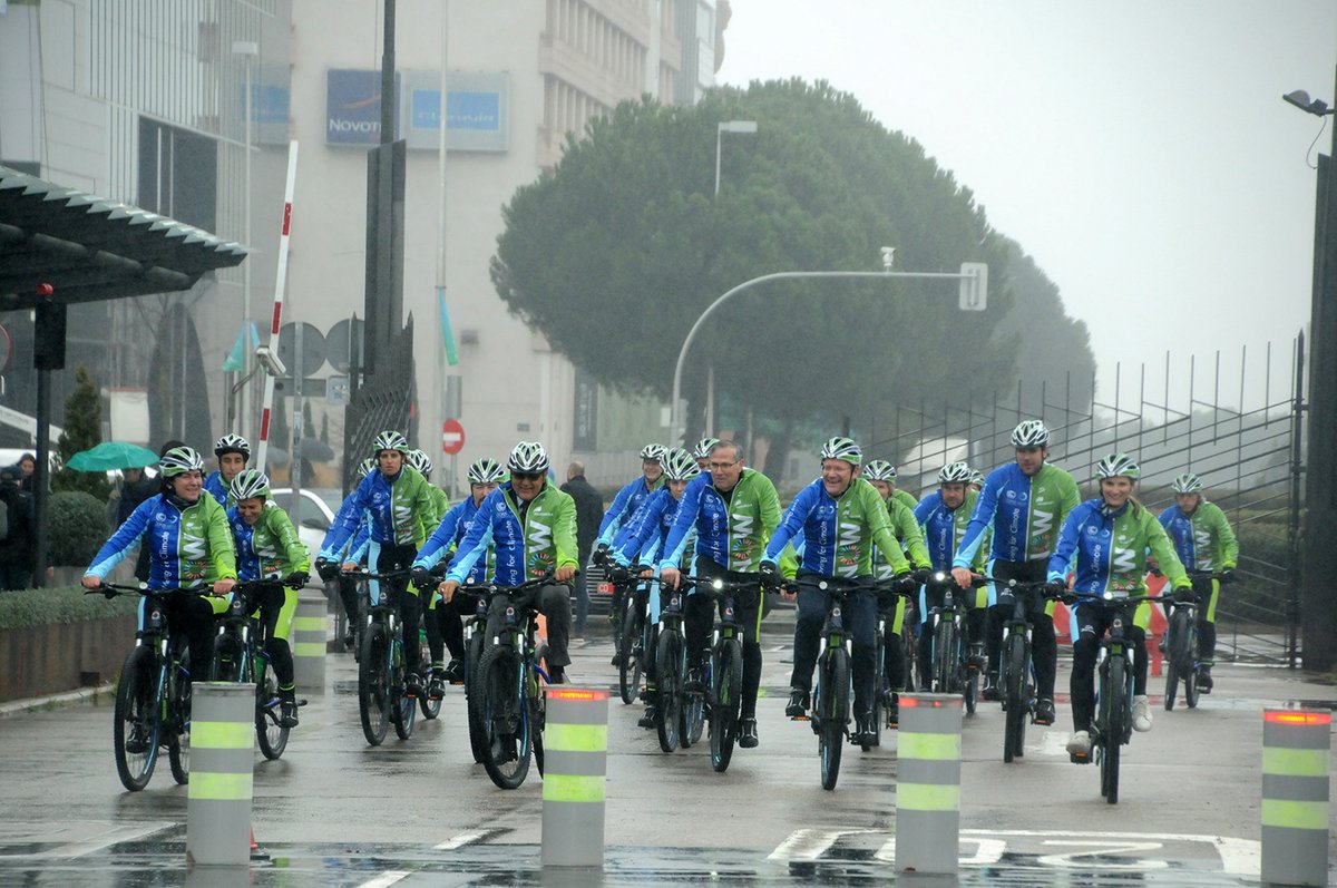 OvaisSarmad's tweet photo. Biked to the #COP25 venue this Sunday with the #MovingForClimateNow cyclists &amp; Climate Champion @gmunozabogabir. Congratulations to the team for setting a practical example of #ClimateAction and calling for greater #ClimateAmbition>>https://t.co/DQbPADhidE https://t.co/2aMDVhIGpJ