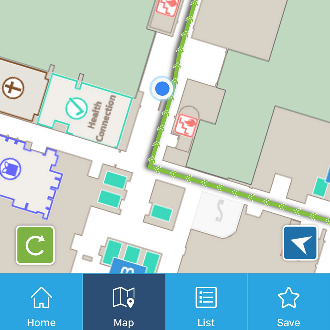 SMHCS's tweet image. Don&apos;t know where you&apos;re going at SMH? We&apos;ve got you covered. Ask a #GreenShirt! Download SMH&apos;s free GPS-style #smhWayfinder app. Or ask &quot;SARA,&quot; our lobby-based digital greeter who can look up room numbers &amp;amp; text you directions. #WayfindingMadeEasy smh.com/smhwayfinder