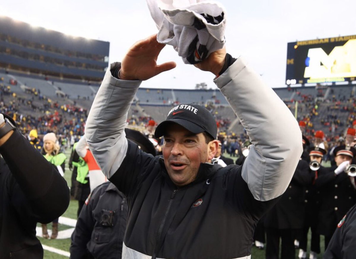 FakeUrban's tweet photo. Thinking about that time when we scored 56 points on the No. 4 ranked defense in the country, won an eighth straight game against our rival and secured the top spot in the College Football Playoff standings. Seems like yesterday. https://t.co/3FUdQGd9L6