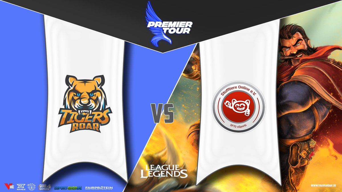 TigersRoooar's tweet photo. Match Day

heute spielt unser Main #LeagueOfLegends Team in der @PremierTour 

🎮Tigers-Roar vs Stofftiere Online e.V
🕕18:30Uhr
📆01.12.19
⚔️BO2

Wir werden das Spiel über unseren #Twichkanal live übertragen, wenn es möglich ist.

https://t.co/9niWt30HUT

#PREMIERTOUR #eSports https://t.co/suadxZChhV