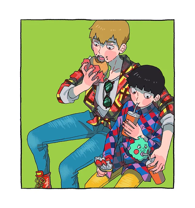 #みんな何時間で1枚の絵完成させてんの
だいたい2時間くらいですかね…
1番時間かかってるのはネタ出し&構図決めかも 