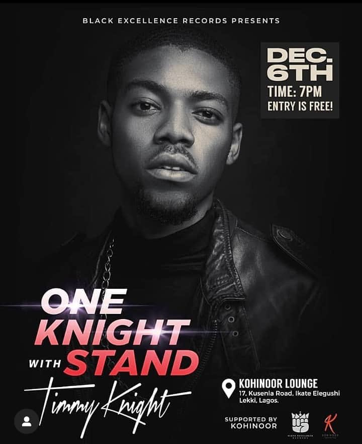 ohem_gist's tweet photo. Happy new month Fam, trust your are already enjoying the bliss of December, it's a detty December, and @iamtimmyknight has decided to organize his first show with the best line up at KOHINOOR LOUNGE, let's come out and support him, check graphics for more info #OneKnightStand https://t.co/yMJdqmzGwk
