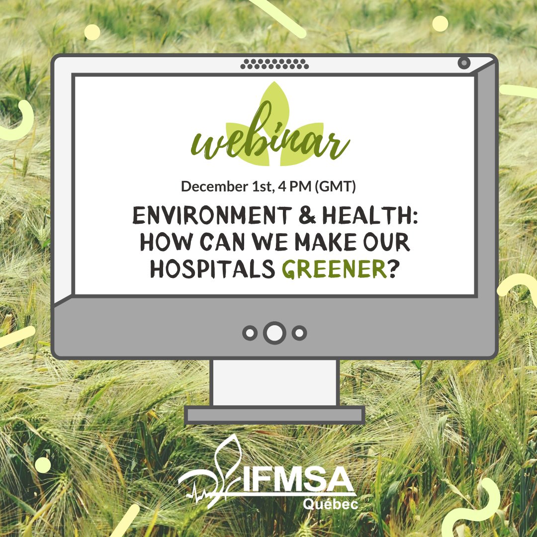 We're going LIVE for our Environment and Health webinar!
Join us if you're interested :)

youtube.com/watch?v=C2mOlk…