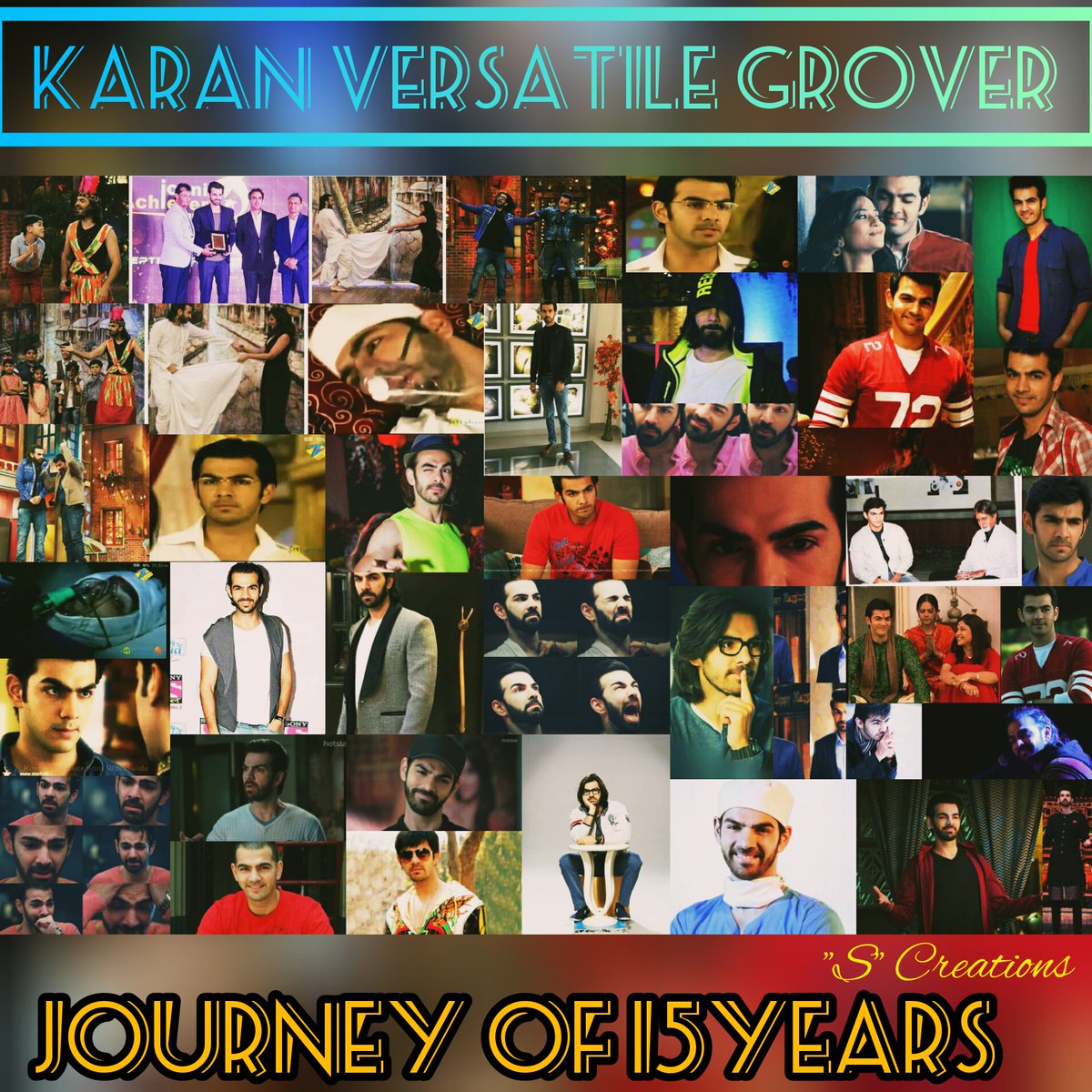 Even though Characters r created by writers/creatives but it's Actor who makes it lovable n appreciated THANK YOU  #KaranVGrover for these beautiful characters to love n learn from Many more Years to Come many more memories to be made Keep Shining  #KVGians