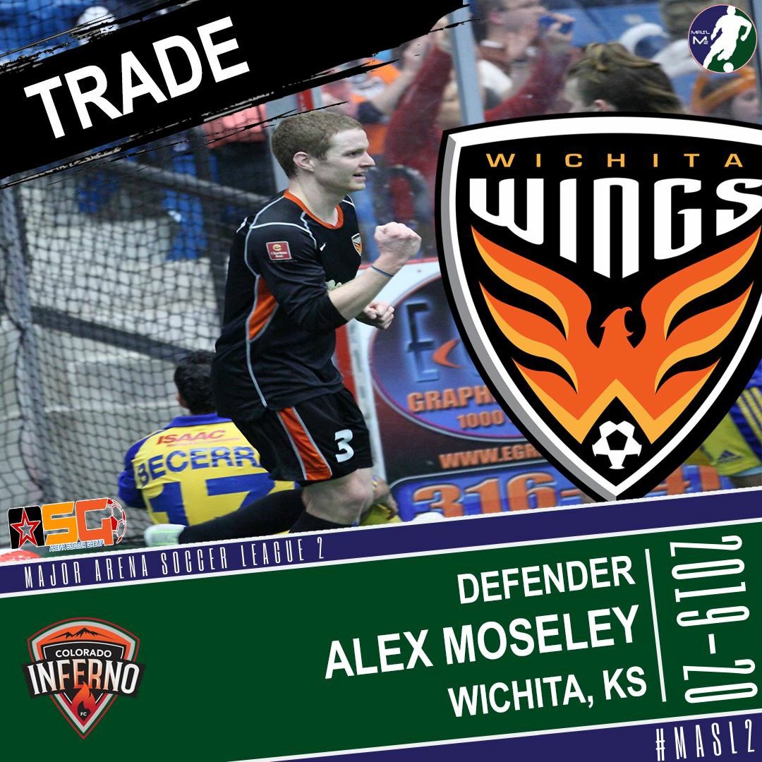 WichitaWings's tweet photo. Help us welcome back Alex Moseley!!  https://t.co/8dSr5XzDl7 https://t.co/0zaFJylH2d