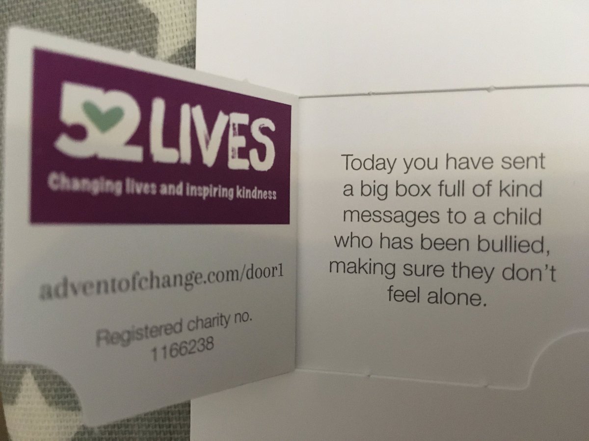 #52lives #adventofchange ❤️this calendar