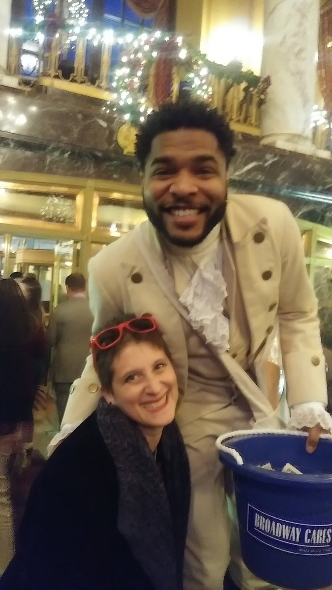 DairyFreeGina's tweet photo. 1 year ago today me and Thomas Jefferson!
#Hamilton
#HamiltonBuffalo
#SheasBuffalo
@HamiltonMusical https://t.co/i28ZNKQVHx