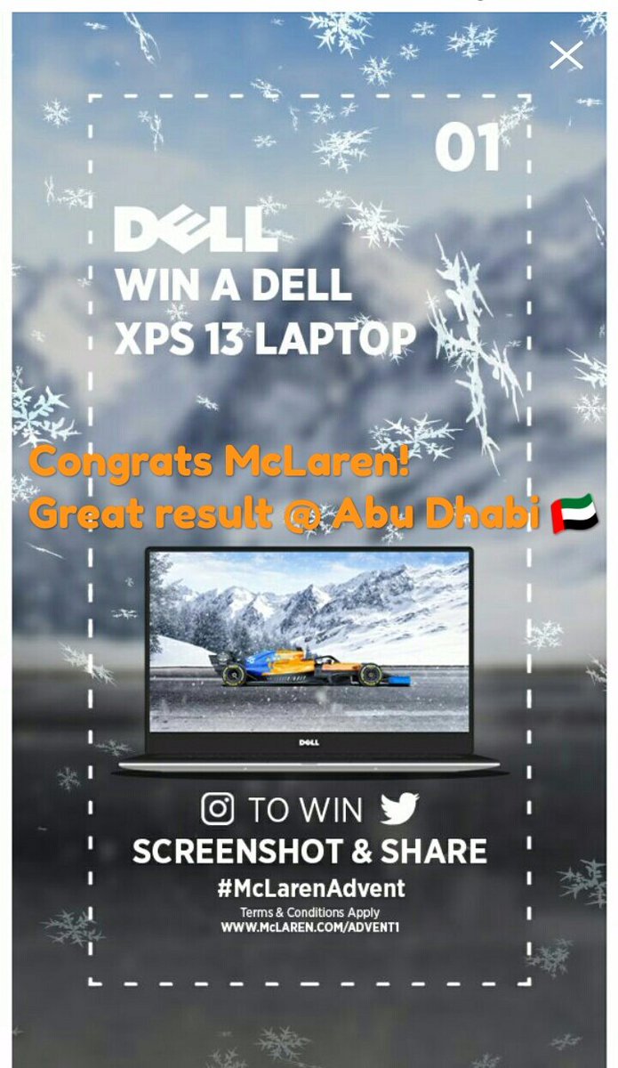 Congratulations to <a href="/McLarenF1/">McLaren Mastercard Formula 1 Team 🧡</a> <a href="/Carlossainz55/">Carlos Sainz</a> on his 6th place in <a href="/F1/">Formula 1</a> Drivers' Championship 👍
#McLarenAdvent