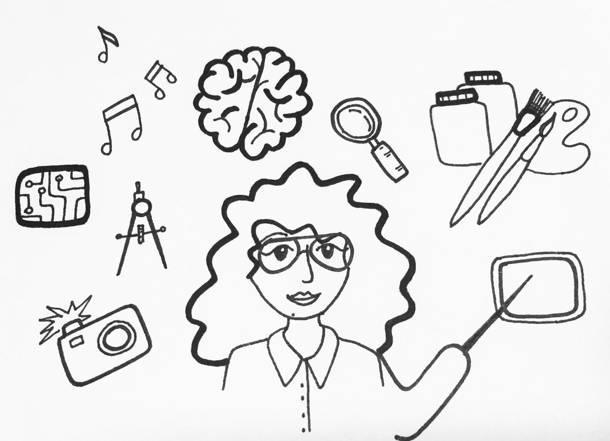 KatypopArts's tweet photo. Hola, me llamo Katy, soy profesora de Ed. Plástica y esta es mi avatar de #visualmooc https://t.co/efG7O9Nkhx