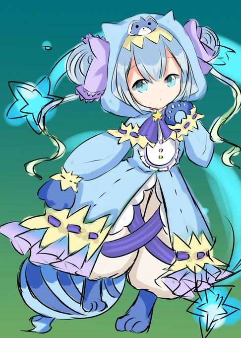 これは昔にかいたラフのままのありすちゃん 