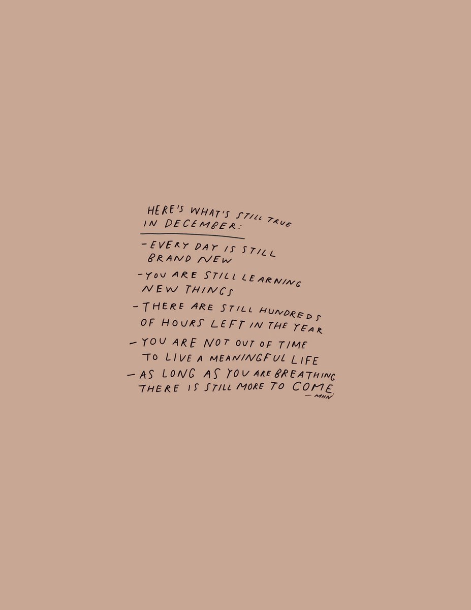 here’s to December ✨