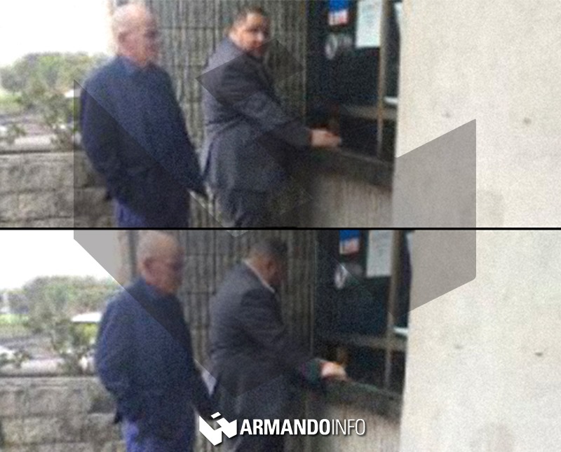 Una de las actuaciones ocurrió el #9Oct, cuando @AdolfoSuperlano y @JoseBritoR acudieron a Fiscalía General de Colombia para entregar carta que exime a Lizcano y a SalvaFoods de cualquier irregularidad o relación con Alex Saab. La foto es de la entrada de esa institución.