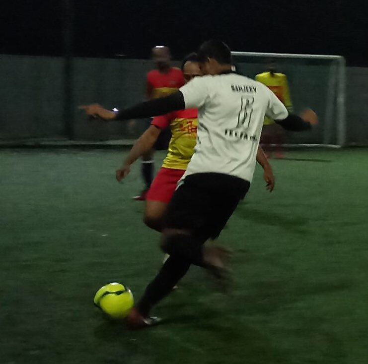 gectaa_tecbang's tweet photo. TPL season 5 football tournament in Bangalore. A fun packed and thrilling action night🏆⚽️ #GECTalumni #GECThrissur #AlumniFootball #ArenaFootball https://t.co/t9yF3V3x4U