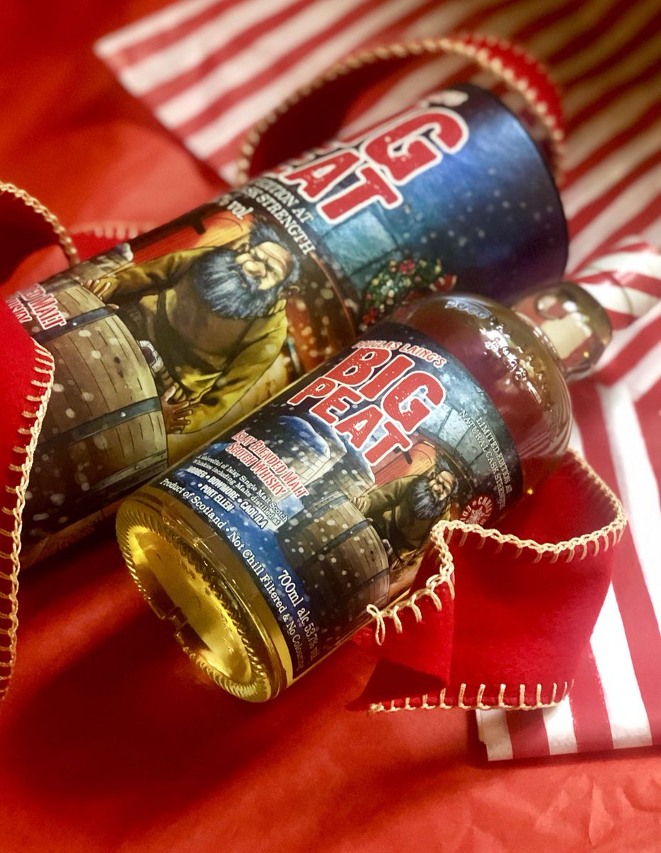 Our #CaskStrength #BigPeat Christmas Limited Edition - the ultimate distillation of #Islay and the ultimate spirit of Christmas 🥃❄️🥃 #LimitedEdition #IslayWhisky #Christmas