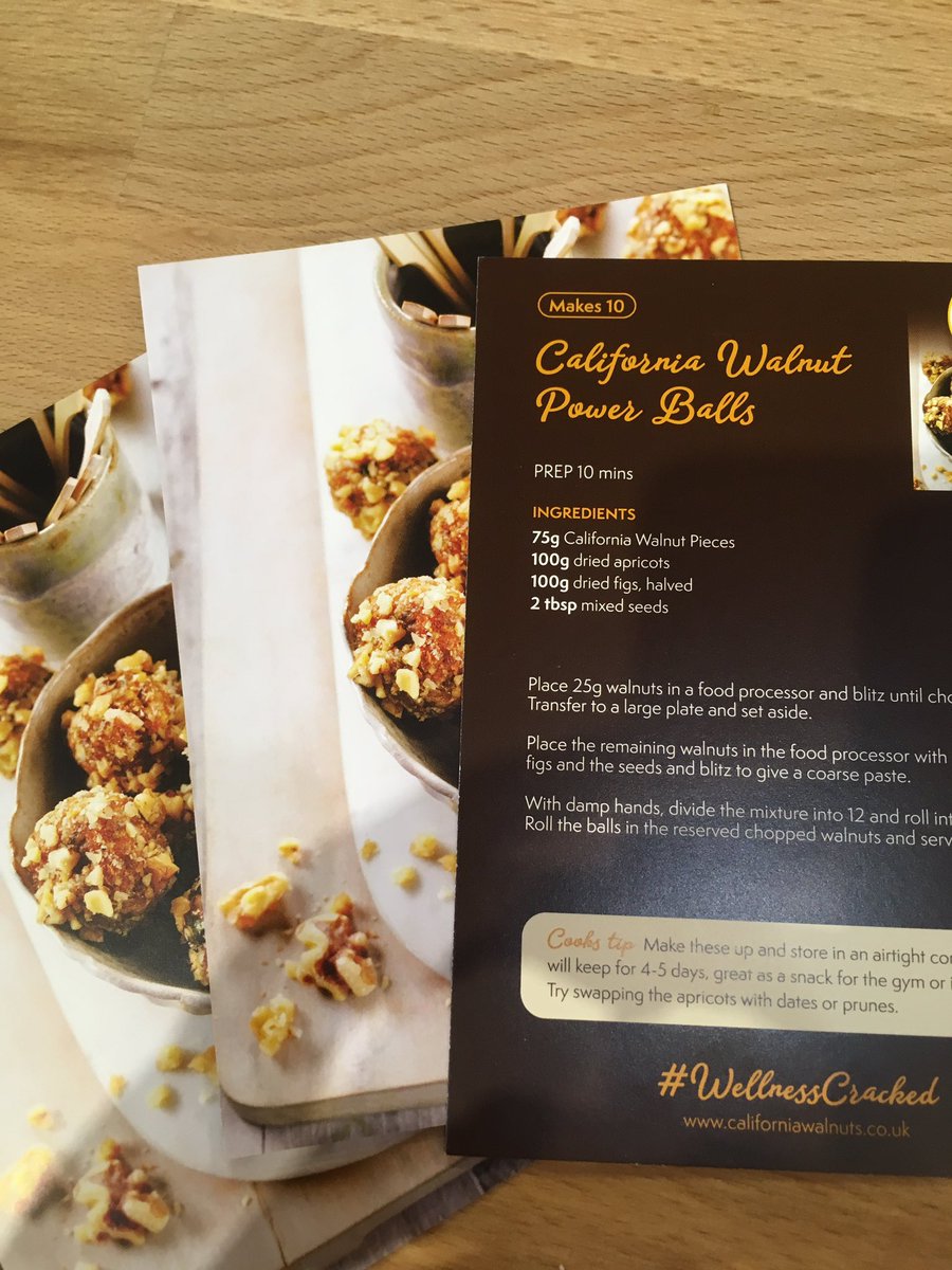 Walnuts_UK's tweet image. Another great day at the @BBCGoodFoodShow. Our California Walnut Power Balls were a big hit! #GFSWinter