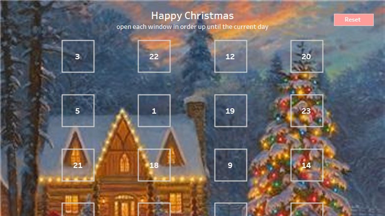 This Christmas my <a href="/tableau/">Tableau</a> advent calendar uses Parameter Actions. Give it a try on <a href="/tableaupublic/">Tableau Public</a>: bit.ly/AdventChristma…
