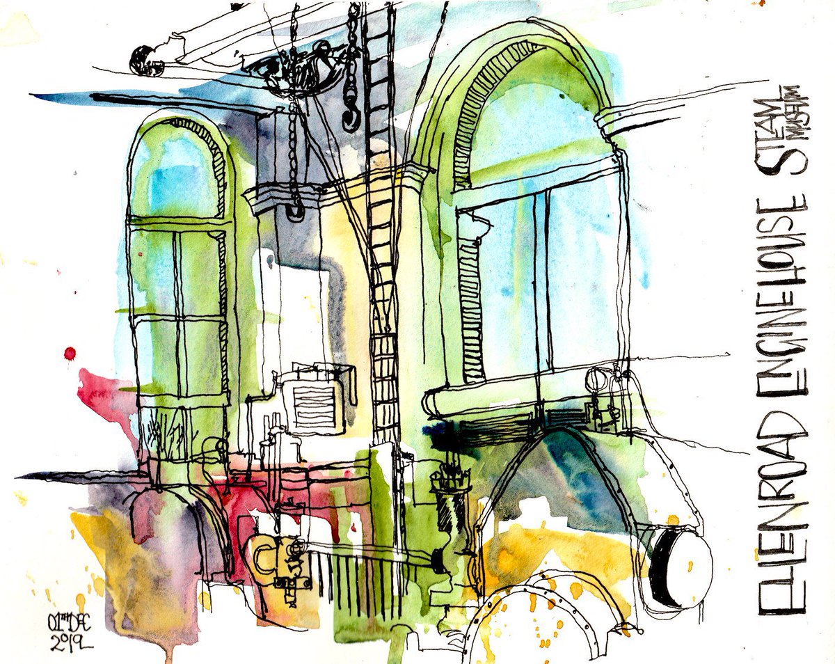 LizAckerleyArt's tweet photo. From a great visit to #EllenRoad steam house today #colourfirst https://t.co/udQtRJqzPi