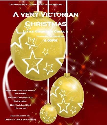 RevellersACT's tweet image. Later on 7th we have a Very Victorian Christmas at 6.00pm at Little Gransden Church. Full Victorian costumes, readings, songs and seasonal refreshments. Tickets running out now.
