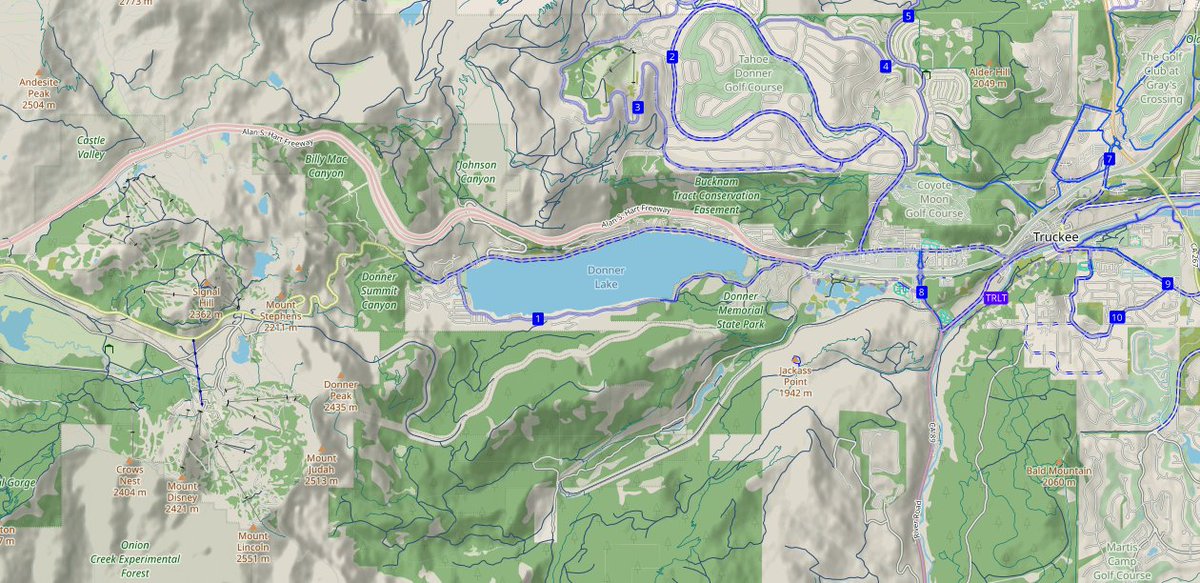 CyclOSMorg's tweet image. You don&apos;t like to be pursued by a guard in a park or a car in motor only tunnel ?
#CyclOSM now render every road in grey if they are not allowed on bicycle.

And if you really want to ride on a motorway, we render them in pale red if they are allowed for bike.