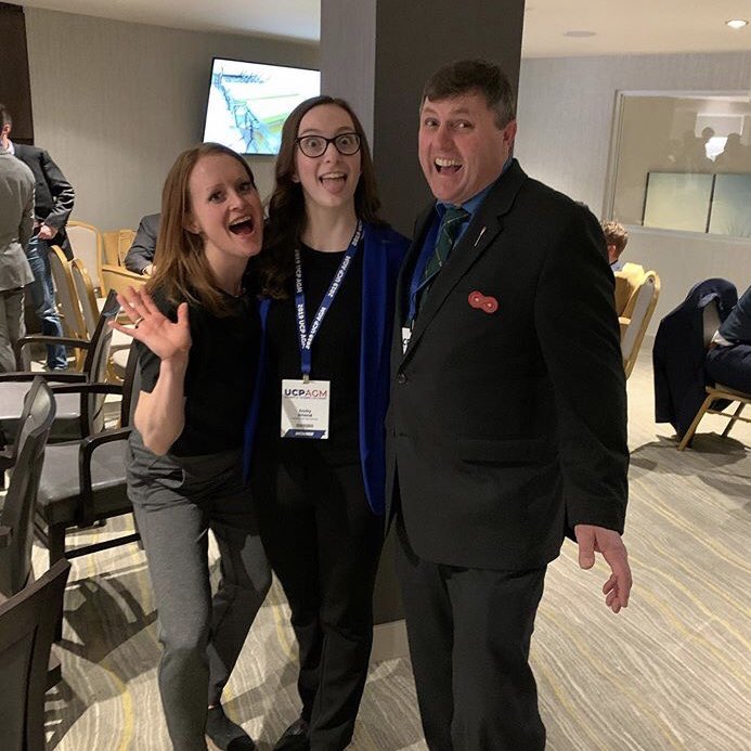 emibria_'s tweet image. I had an amazing time at the #UCPAGM2019! I was honoured to receive the Next Generation Award. Thank you to @Barootes and @Richard4Alberta for their hilarious words and inspirational stories. I will always be proud to stand, strong and free, as a conservative woman 💙 #abpoli