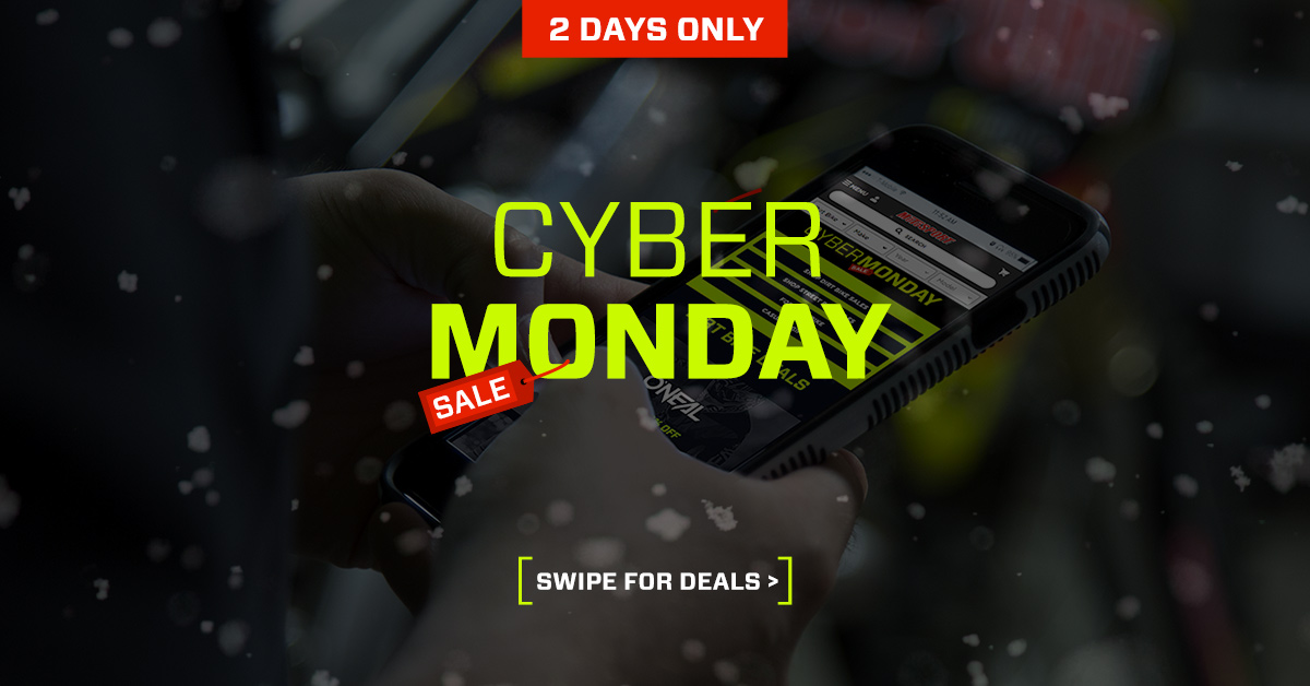 Cyber Monday starts now! Shop the deals before it's too late >> motosport.com/cyber-monday-s…