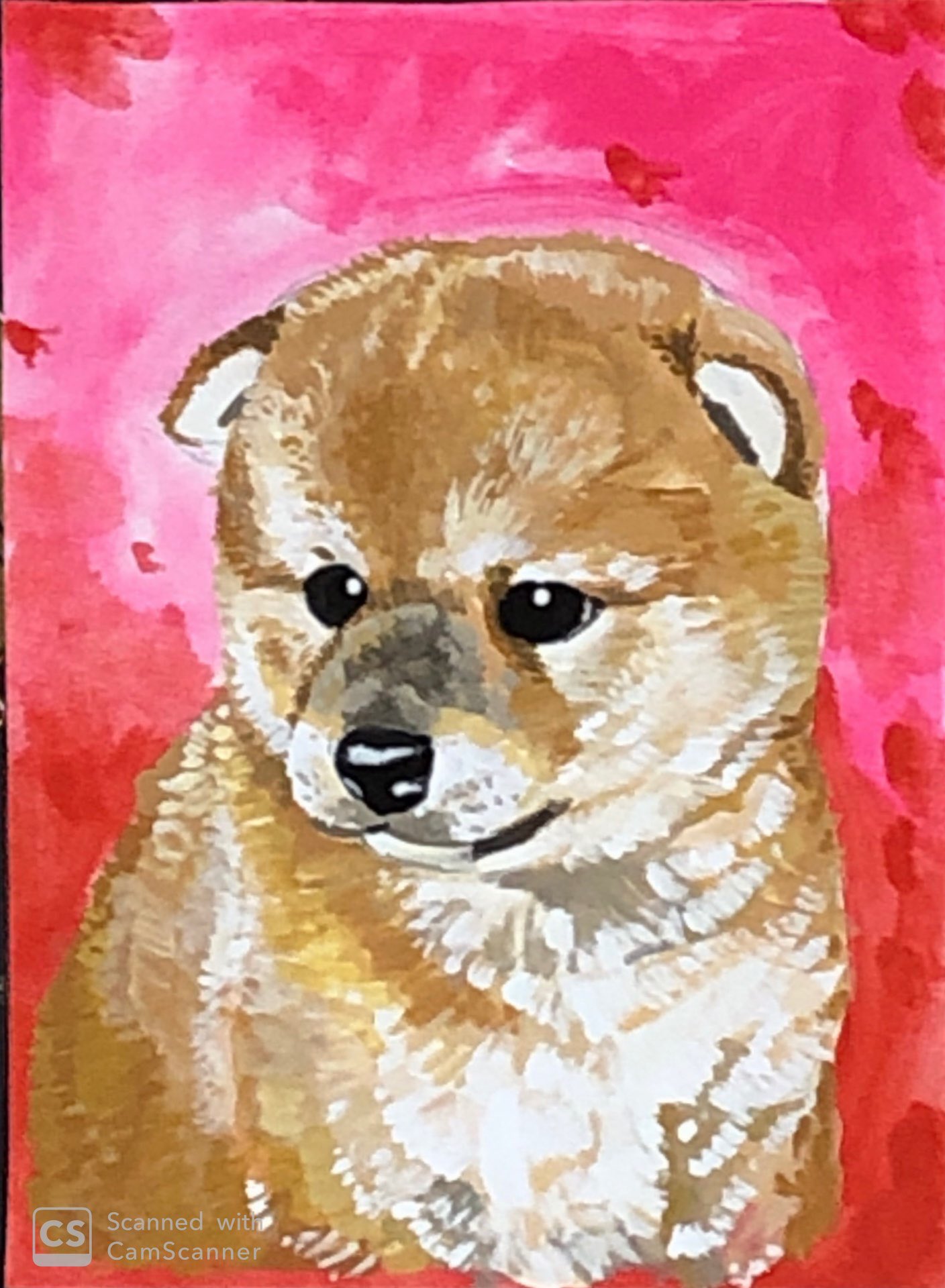 Doggy doggy アクリル画 Doggy doggy アクリル画