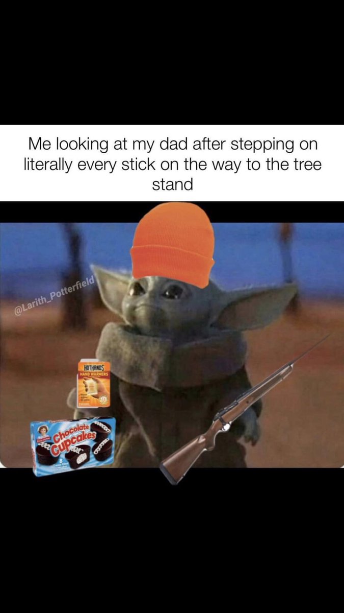 auddgee's tweet image. An actual representation of when dad takes me hunting with him