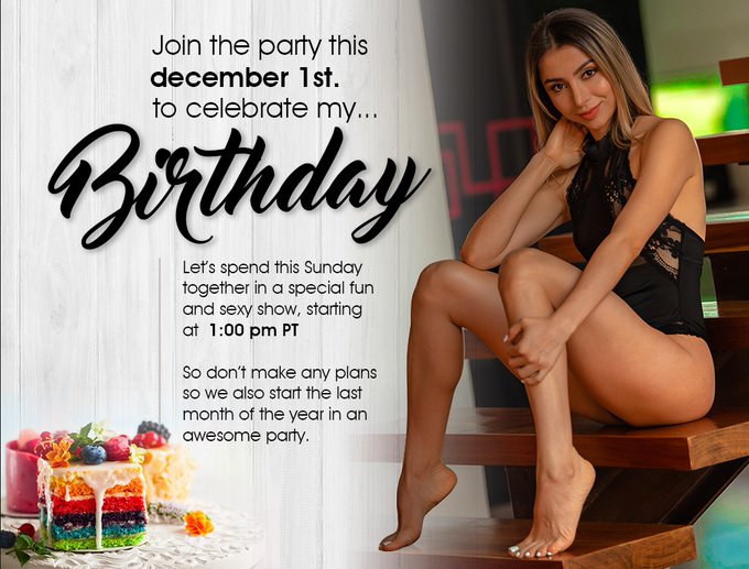 Happy birthdayyy to me !!! See u online in about 15 min 😘😗😍 https://t.co/LyPsUpiVlU<a href="/tag/fridaythe13th"class="tags"><span>#fridaythe13th</span></a><a href="/tag/friday13th"class="tags"><span>#friday13th</span></a>