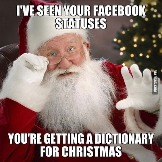alexpceruzzi's tweet photo. If Santa were a grammar nazi lol. Happy Sunday folks! #weekendvibes https://t.co/sSHToC0DqE
