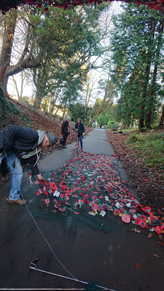 noleen_c's tweet photo. Packing up and storing all the poppies until next year #bridgeofremembrance #communityartprojects #beautifulbritonferry #teamwork #communityspirit @JonesVivienne77 https://t.co/cLf9NoR2Fp