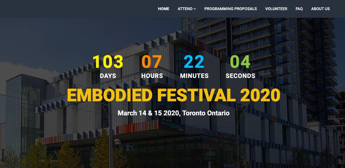 Embodied_Fest's tweet image. #EmbodiedFest has our site up for 2020 and we’re accepting programming proposals till December 29th, 2019! 

Submit your #larps, panels, workshops, and #immersive experiences at
embodiedfestival.com