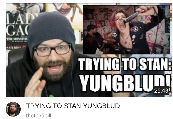 thethirdbill's tweet image. Closing out my Thanksgiving weekend marathon with my first time listening to, and discussing, YUNGBLUD! No TTS this Tuesday so I can take a nap and get my sleep schedule back, but please know I appreciate you all! 
❤️❤️❤️
youtu.be/1zg16oPKfCc