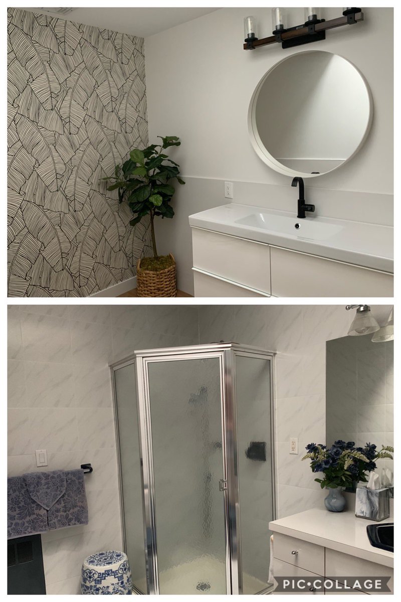 sofritoconchile's tweet photo. So proud of this bathroom renovation! Check out our video for details: https://t.co/dqmmJJBCdz https://t.co/RtfOCjm0uC