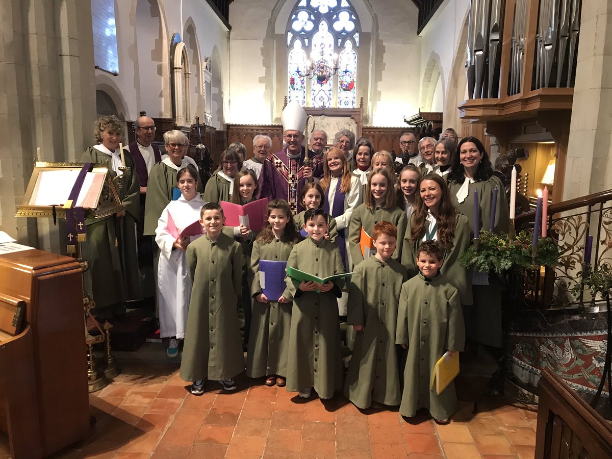 Wonderful to begin Advent in rural part <a href="/SouthwarkCofE/">Southwark Diocese</a> at St Michael’s Betchworth for United Benefice Eucharist with St Mary’s Buckland and newly formed Family Choir. First visit since Anna Moore installed as Rector - back in March - many encouraging signs of renewal