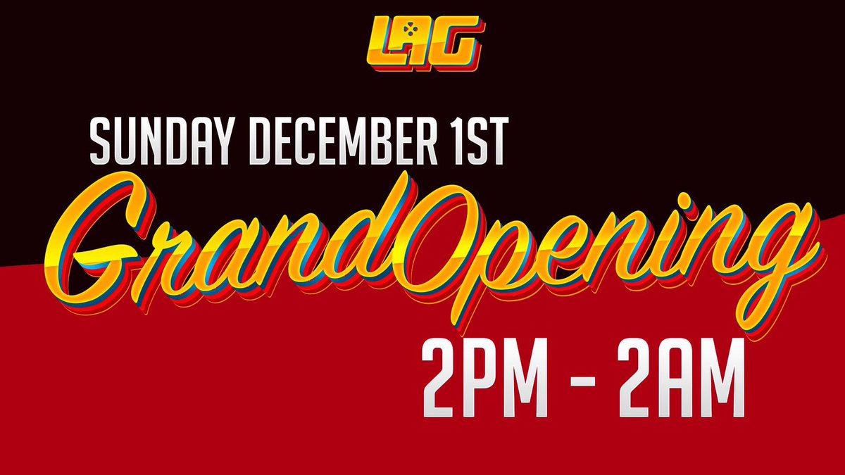 LoungeAndGame's tweet photo. ‼️TODAY‼️Sunday December 1st!😱

Regular Operating Hours: 2PM - 2AM https://t.co/hvkPKTwxAd