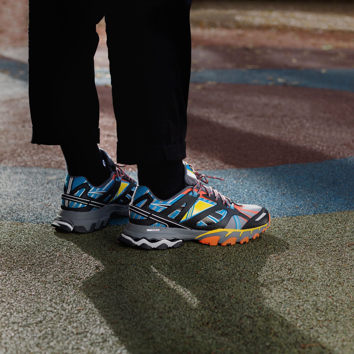 reebok dmx on feet