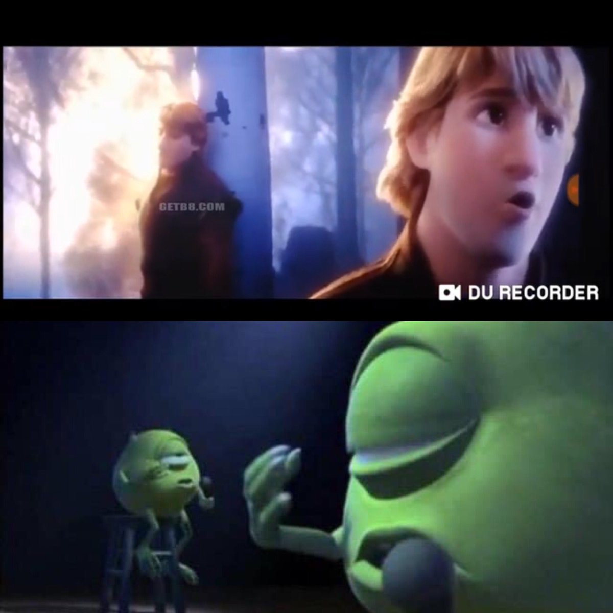 princetishere's tweet photo. This two photos have the exact same energy. #Frozen2Movie https://t.co/Sd9rKWpd3R