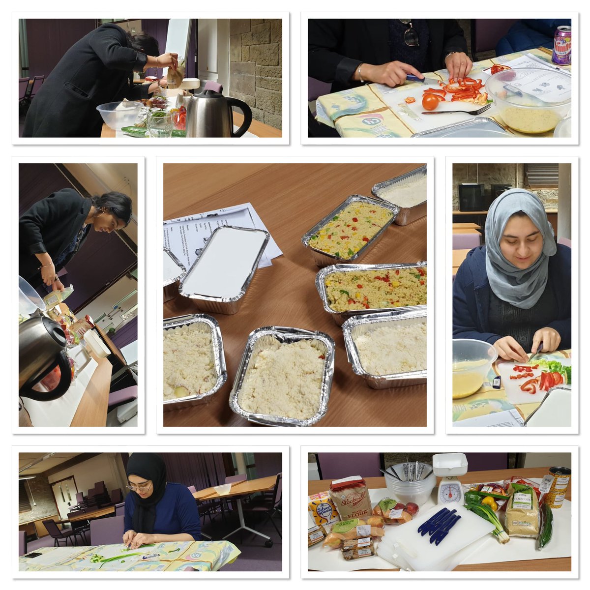 imocharity's tweet photo. Today in our #GirlsForum session @EanamWharf the girls discussed how different types of food affects our #physical and #mental health. The girls then made #couscous salad and #apple crumble. Thanks to @BBCCiN @Simon_Antrobus for funding this project. #InspireME https://t.co/Gyb7LFEVjS