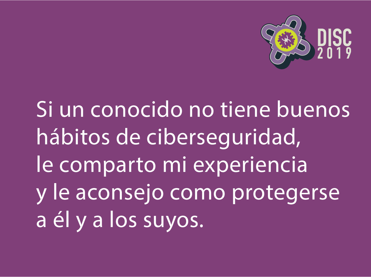 unamcert's tweet photo. #DISC2019 #infosecurity #consejoTIC #comparte https://t.co/TJ4nGgkEaq