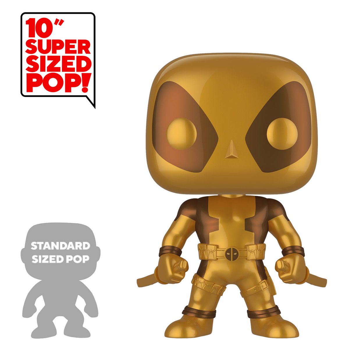 OriginalFunko's tweet image. RT &amp;amp; follow @OriginalFunko for a chance to WIN a @Walmart Exclusive 10” Gold Deadpool Pop!  
#Funko #FunkoPop #giveaway #Exclusive #Deadpool #Marvel