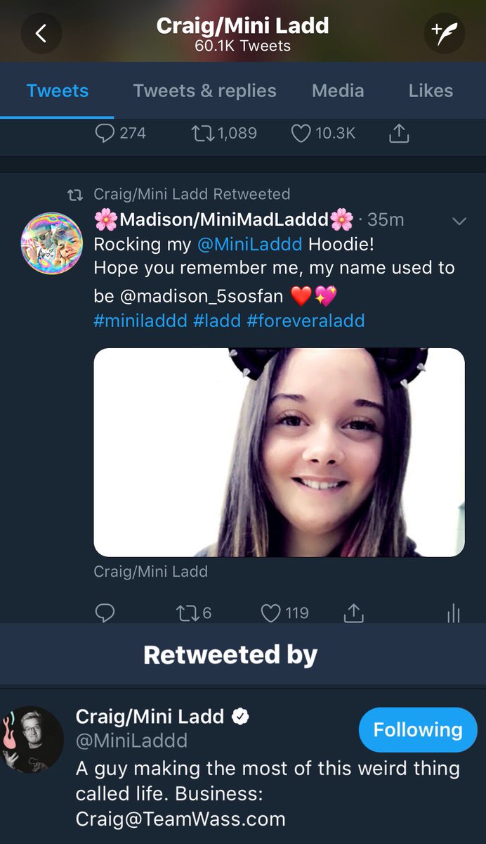 MaddiesChevy's tweet photo. @MiniLaddd @SuniDey I’m so glad I got a hoodie @MiniLaddd thank you again for the best time ever in Orlando, I was so happy when u remembered me and pulled me on stage and gave me the biggest hug🤗
thank you so much for being there and signing my wrist and seriously saving my life from self harm😫💕 https://t.co/pQitMEtIkd